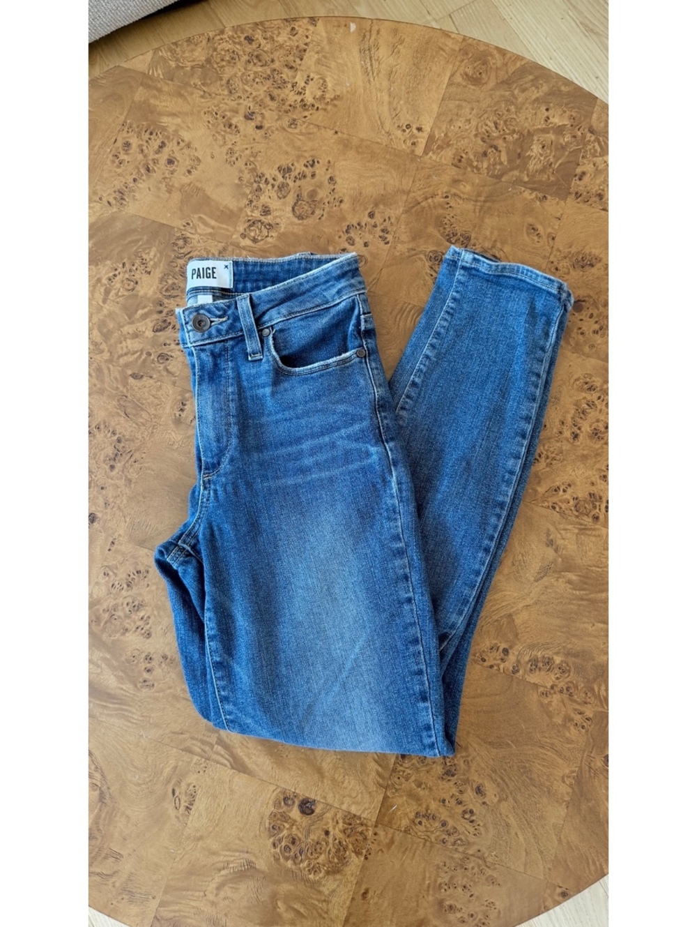 Paige Blue Denim Skinny Jeans